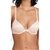 b.tempt'd Womens Future Foundation Lightly Padded Front Close Racerback T-Shirt Bra, 953353, Rose Smoke, 38DD