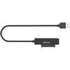 AISENS - ASE-25A03B - Adattatore Sata A USB-A USB 3.0/Usb3.1 Gen1 per Hard Disk 2.5, Nero