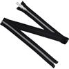 Aerzetix - Set di 5 Cerniere a Spirale N°5 85 cm | separabile | Nero con tirazip Decorativo | per Giacche, Cappotti, Accessori e Abbigliamento da Cucito