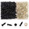 TOAOB THE ONE AND ONLY BABY TOAOB 150 Pezzi 5 mm Occhi di Sicurezza per Amigurumis Nero Occhietti con Rondelle per Bambole Pupazzi Creazione di Animale all'Uncinetto Artigianato Lavoretti