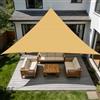 SUNNY GUARD Vela ombreggiante Impermeabile 3.5x3.5x3.5m Tenda a Vela Triangolare,Tenda da Sole per Esterno Protezione Raggi UV per Giardino Esterno terrazza,Sabbia scuro