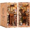 FEIMUOSI DIY Book Nook Kit Booknook - Kit per casa delle bambole in miniatura Book Nook Japan, puzzle 3D in legno per adulti e adolescenti, decorazione creativa per libreria, regalo per Natale e compleanni