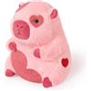 shownicer Peluche Capybara Kawaii Capybara, cuscino in peluche, regalo per San Valentino, fidanzata, ragazze, bambini (rosa Capybara, 30 cm)