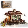 FUNWHOLE Wild West - Set di mattoncini da costruzione, 1975 pezzi, set da gioco da collezione per adulti e ragazzi