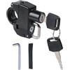 Flaconi Blocco per casco da moto,Multifunzione Universale Lucchetto Antifurto per Casco Moto,Adatto per Motociclette,Motociclette Sportive,Scooter,Ciclomobili,Bici da Sporcizia,Veicoli Fuori Strada