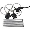 GOOFIT Disco freno anteriore Assy sostituzione per cinesi 110cc 125cc 150cc 200cc 250cc ATV veicolo a ruote Doom Buggy Quad