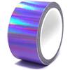 Finest Folia 10 metri strisce decorative olografiche artigianato mobili auto moto modellismo decorazione strisce decorative strisce adesive autoadesive fai da te (Ologramma viola, Larghezza 30mm)