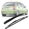 JinsenTGG Braccio e Spazzola Tergilunotto Posteriore Compatibile con Citroen C3 2002-2009, Braccio Tergicristallo Posteriore Gomma, Kit Spazzole Tergicristallo Posteriore impermeabile
