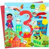 Twizler Biglietto di auguri per 3° compleanno per ragazzi, supereroe, per bambini di 3 anni