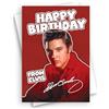 HWC Trading Elvis Presley - Biglietto d'auguri per fan musicista, formato A5 (ID-005673)