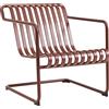 Hay - Poltrona bassa Palissade - Rosso - Acciaio termolaccato - Designer Ronan & Erwan Bouroullec