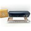 SUZUKI S-64CW Cromatic Harmonica serie Sirius cover in legno con custodia in EVA