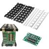 XBERSTAR Supporto per batteria agli ioni di litio 3x7 18650 per alimentazione ininterrotta UPS Batteria fai da te Kit fai da te in plastica speciale (staffa set senza custodia)