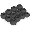 Okuli 12 x Gommini Auricolari in Silicone Ricambio per JBL Endurance Race Auricolari Cuffie in Nero