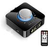DollaTek Adattatore audio wireless 2 in 1 compatibile con Bluetooth Trasmettitore ricevitore leggero per TV PC Stereo Connect Speaker Cuffie