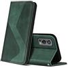 ZONNAVI Cover per OnePlus Nord 2 5G, Flip Custodia Pelle PU con [Slot Cart] [Supporto Stand] [Magnetica], Cover a Libro Portafoglio per OnePlus Nord 2 5G (Verde)