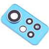 Generico compatibile con Xiaomi Redmi Note 12 Pro 4G 2209116AG (NON con 5G) vetro posteriore vetrino scocca lente obbiettivo + Cornice RING fotocamera (BLU)