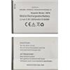 Vvuilsty S572 - Batteria di ricambio per smartphone BRONDI Amico S,0 Cycle, compatibile con smartphone BRONDI S+ S572+
