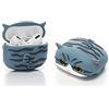 YIGEYI Airpods Pro - Custodia in silicone compatibile con gli Airpods Pro Case Copertina dei cartoni animati 3D Carino divertente [Serie di animali da compagnia Papà] (gatto blu)