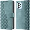 CaseGla Cover per Samsung Galaxy A23 4G/5G PU Pelle Custodia Flip Verde niebla