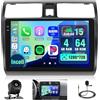 Hikity 4+64G Autoradio Android per Suzuki Swift 2005-2010 Wireless Carplay 10.1''Incell Schermo per Auto Android Auto WiFi Touchscreen Bluetooth5.0 GPS Retrocamera
