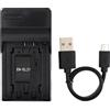 Norifon EN-EL21 USB Caricatore per Nikon 1 V2 | Compatibile con Nikon 1 V2 Fotocamera