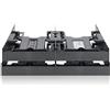 ICY DOCK Adattatore/Telaio di montaggio/Supporto per dischi per 4 x HDD/SSD 2.5 per 5.25 Alloggiamento esterno, installazione unità senza viti - FLEX-FIT Quattro MB344SP