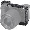 Nitze A6700 Cage, Gabbia per Sony Alpha 6700 Fotocamera con Morsetto per Incorporato Cold Shoe, NATO Rail e Piastra Sgancio Rapido Arca - T-S12A