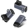 AXFEE Adattatori per Caricabatterie per Orologio, 3 Pezzi Tipo C per Connettore per Caricabatterie per Orologio Garmin, Compatibile con Garmin Fenix S5/6/7, Venu, Epix 2, Forerunner45/945/245/935
