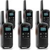 TechSide TS-T3 Go Ricetrasmittente PMR446, 16 Canali, Portata 10 km, Ricarica USB-C, con Torcia LED, 6 Pezzi