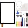 Duotipa Nuovo Touch Screen digitalizzatore di Ricambio per Tablet Onn da 10,1 Pollici 2APUQW1027 Modello 100011886 con Kit di Strumenti di Riparazione. (Senza Schermo LCD)