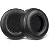 SOULWIT Cuscinetti Auricolari Professionali Ricambio per Beats by Dr.Dre Mixr On-Ear Cuffie, Cuscinetti Auricolari con Pelle Proteica Più Morbida, Schiuma Isolamento Rumore - Nero