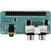 RASPIAUDIO Audio DAC Hat Sound Card (Audio+V3) for Raspberry PI5 / PI4 / Pi Zero / PI3 / PI3B / PI3B+ / Better Quality Than USB