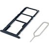 Eonpam Vassoio Carta SIM per (Samsung Galaxy A11) qualità Originale Porta Scheda SIM Ricambio Slot Scheda Memoria SD con Pin della Scheda SIM(Nero)