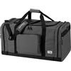 Monzana Borsone da Palestra con Scomparti Borsa da Viaggio Sport 95 Litri Tracolla Rimovibile Regolabile Nero
