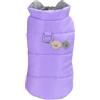 Izefia Cappotto Antivento per Cane - Giacca Invernale con Fodera Calda, Maglione Spesso, Gilet Elegante per Cani e Gatti Piccoli e Medi