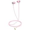 HAVIT Auricolari Havit cablati/stereo 3.5mm/20-20000Hz/32 Ohm/con microfono/cavo 1.2m/Rosa [E303P]