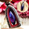 Naga Eye Stone Healing Energy Wealth Leklai Claw Protect Purple Thai Amulet 0065