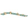 THUN - Set con 1 Pezzo di Fiume Dritto e 1 Curvo - Presepe Classico - Ceramica - 13x5,6 x2 cm h e 15x5,6 x2 cm h