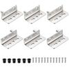 QUARKZMAN 3Set Cerniere A Scomparsa, 40 x 26 mm Cerniere Pesanti Con Boccola Per Porte In Legno Mobili Armadi, Argento