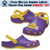 Crocs Nba Los Angeles Lakers Classic Clog Sandal 208650-75Y taglia unisex