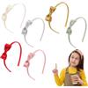 WUFKOP 6 Pezzi Set di Cerchietti con Fiocco per Bambina, Fascie per Capelli Decorativa per Neonata e Bambina, per Feste, Compleanno e Uso Quotidiano