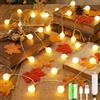 Giliwosy Catena Luminosa Esterno Interno, 60LEDs 10M Luci LED a Batteria con USB 8 Modalità FunZione Timer IP65 Impermeabile, Lucine LED Decorative per Balcone Giardino Feste Camera Campeggio Natale