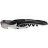STANLEY ROGERS - Cavatappi somelier professionale con tagliacapsule, 2 x 7,5 x 22,5 cm, ideale per tutti i tipi di tappo, (colore: argento/grigio/nero), quantità: 1 pezzo.