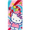 Aymax Telo mare piscina bagno Hello Kitty Super Star - 150 x 75 cm 100% cotone