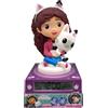 CARTOON Lampada 3D con sveglia Gabby's Dollhouse luce notturna a led da comodino personaggio tridimensionale con sveglia digitale integrata