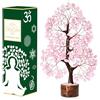 Crocon Quarzo rosa Pietra preziosa Albero della vita Albero di cristallo per regali curativiper la casa Buona fortuna dei soldi Regali di compleanno spirituali per le donne la sua dimensione: 10-12