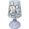 CARTOON Lampada Topolino e Paperino Disney lampada da scrivania luce da notte per bambini con led colorati funzionamento a batterie