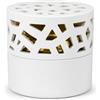 JRose Collections Set di bruciaincenso di alta qualità con bruciatori Bakhoor, realizzato a mano, in legno, decorazione per la casa per bruciare tutti i tipi di incenso domestico (incenso/carbone) JR23079 (bianco)