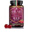 GaiFra Shilajit Puro | Estratto 20:1 con 50% acido fulvico | Sinergia con Zinco, Vitamina B6 e B12 | Energia, Concentrazione e Vitalità | 60 Gommose al Gusto Lampone | Senza Zuccheri